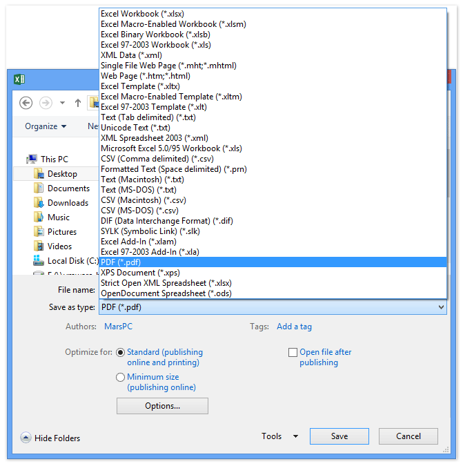 How to Save Multiple Excel Sheets as One Pdf?