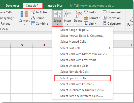 How to Select Specific Data in Excel?