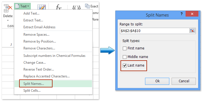How to Sort by Last Name in Excel?
