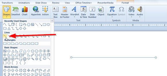 How To Insert A Dotted Line In Powerpoint?
