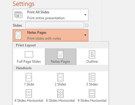 How To Print Powerpoint With Lines For Notes?
