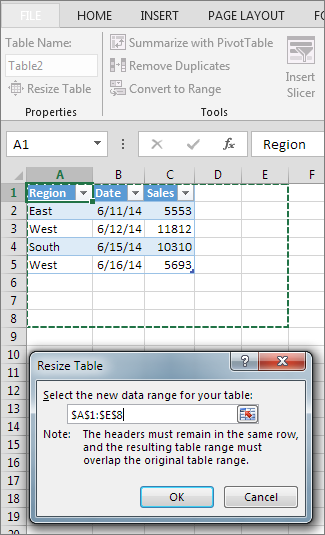 How to Add Columns to a Table in Excel?