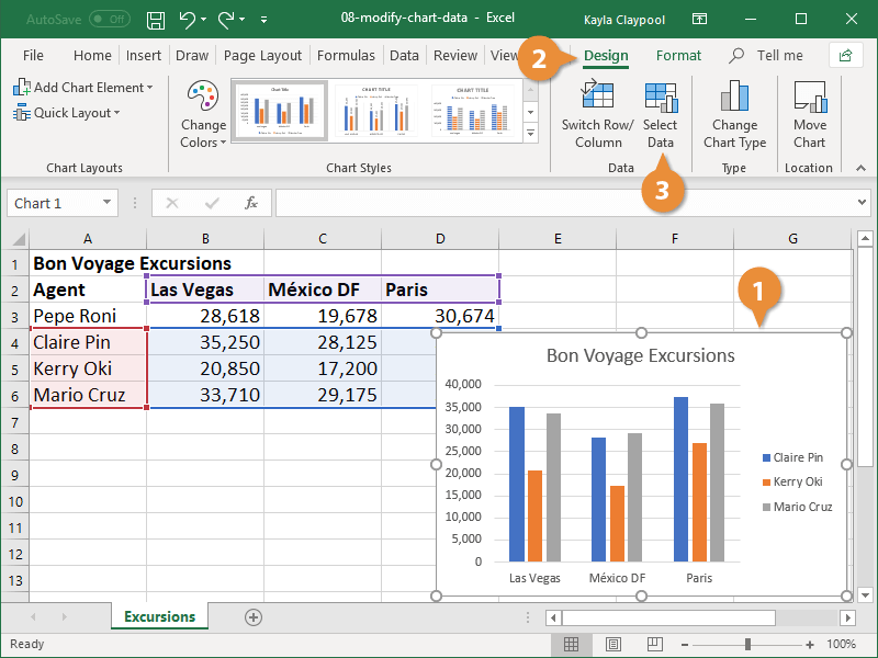 How to Change Data Range in Excel Graph?