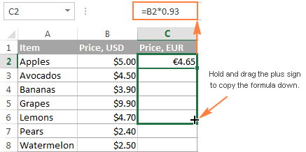 How to Copy Cells in Excel With Formula?