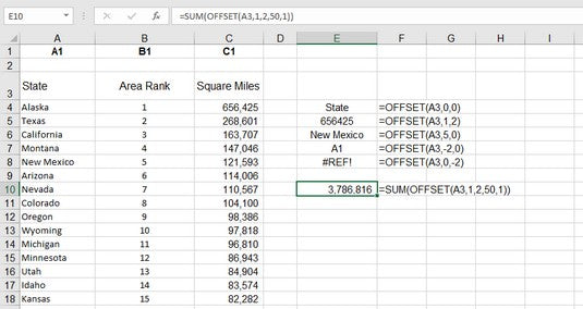 What is the Offset Function in Excel?