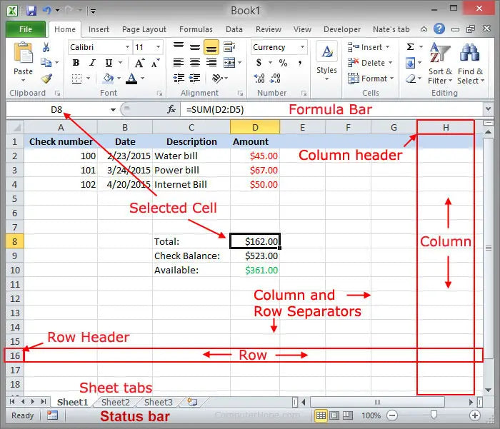 What is the Workbook in Excel?