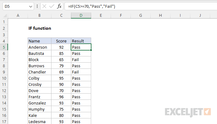 How to Use if or in Excel?