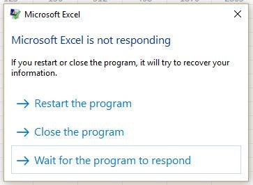 Why Does My Excel Keep Crashing?