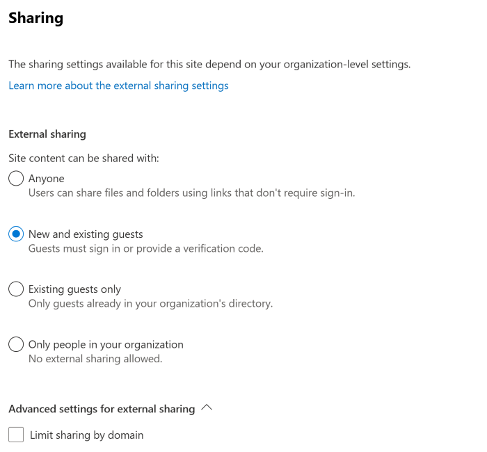 How To Enable External Sharing In Sharepoint?