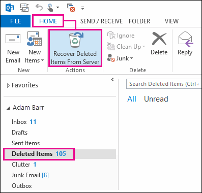 How To Recover Emails In Outlook?