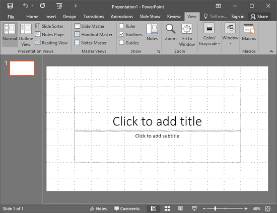 How To Add Gridlines In Powerpoint?