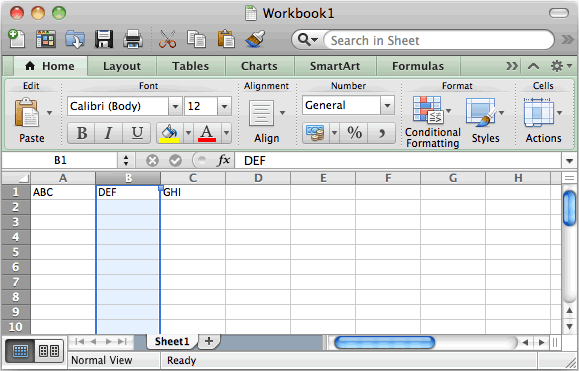 How to Hide Columns in Excel Mac?