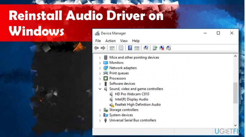 How to Reinstall Sound Driver Windows 10?