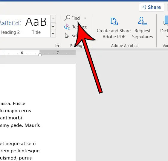 How to Search for a Word in Microsoft Word?