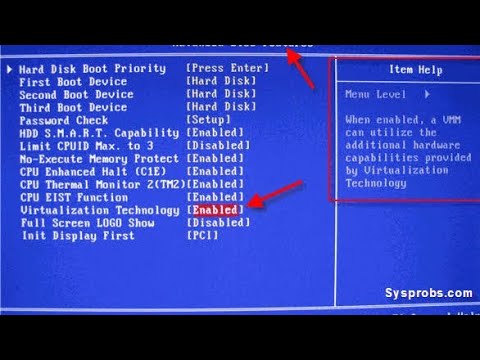 How to Enable Vt X in Bios Windows 7?