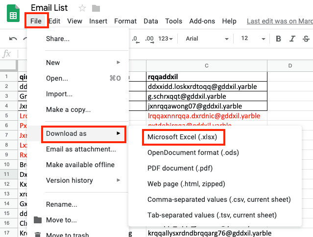 How to Open a Google Sheet in Excel?