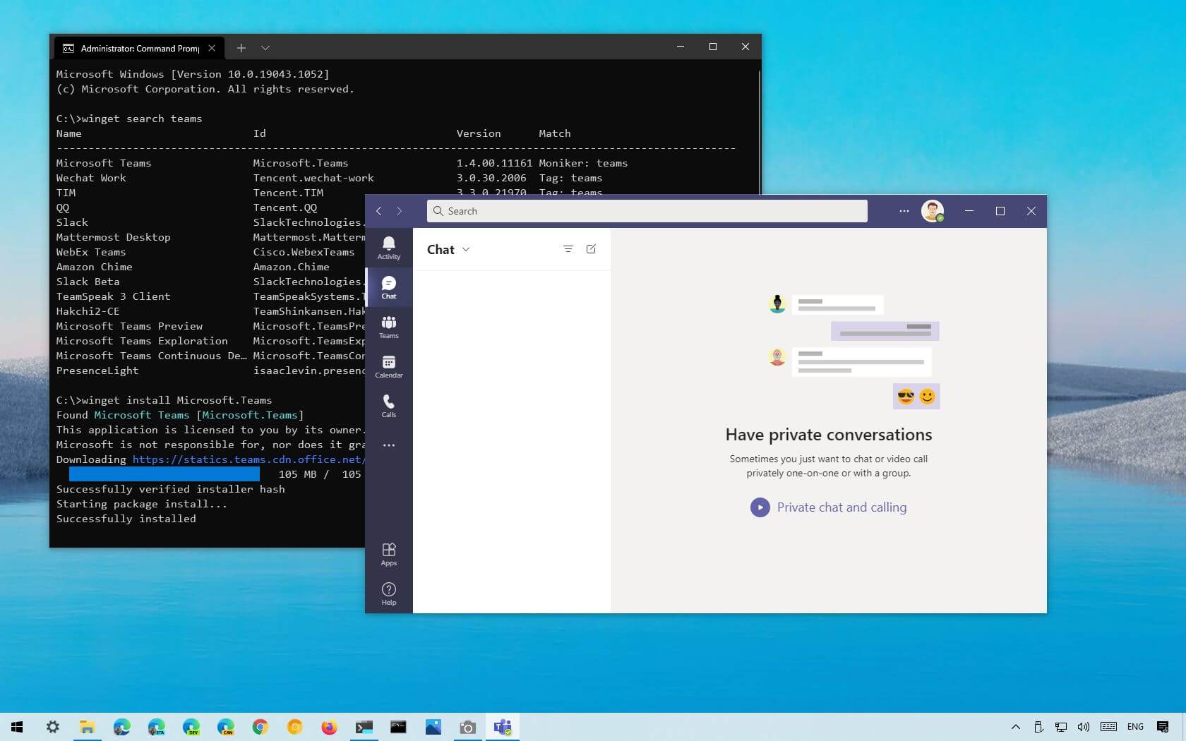 How to Enable Microsoft Teams in Windows 10?