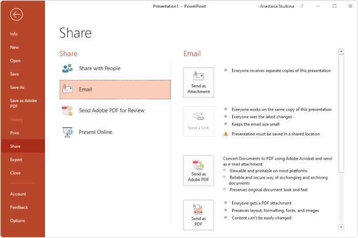 How To Share A Large Powerpoint File?