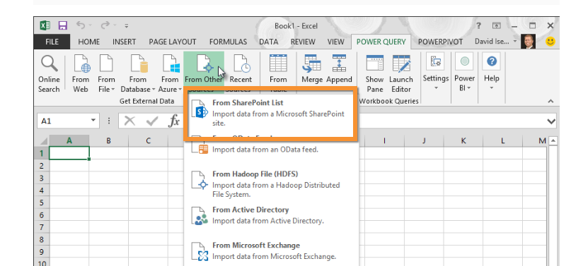 How To Link Excel To Sharepoint List?