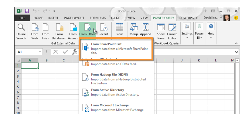 How To Connect Excel To Sharepoint List?