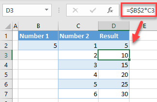 How to Lock Cell in Excel Formula?