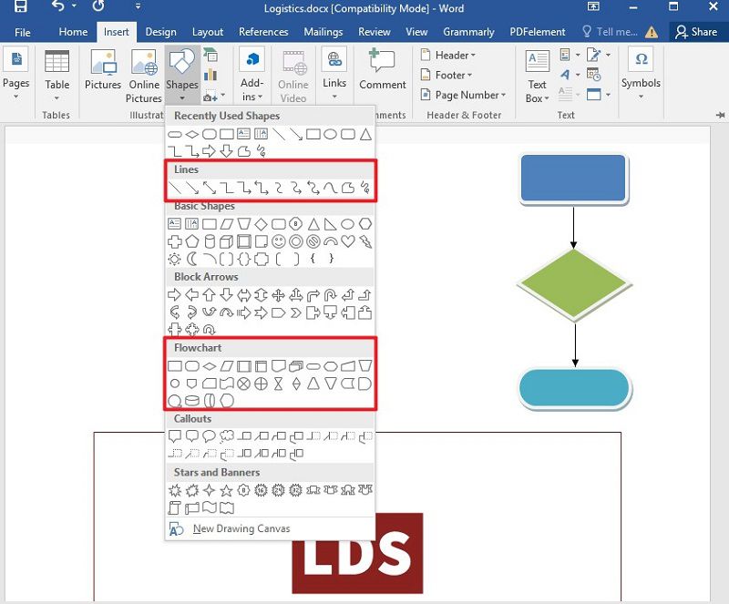 How to Make a Flowchart in Microsoft Word?