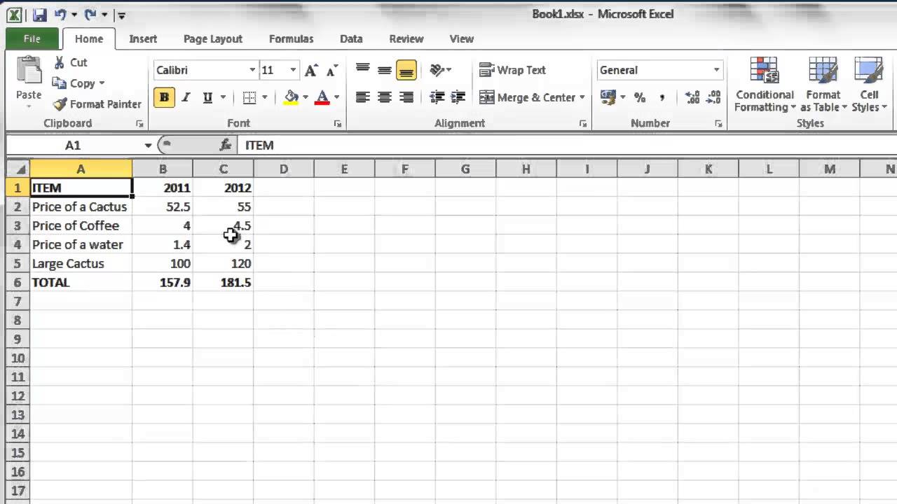 How to Change Vertical to Horizontal in Excel?