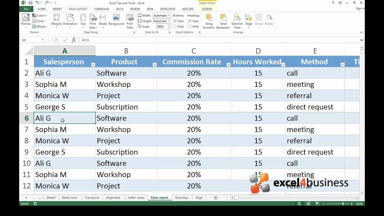 How to Insert Page Break in Excel Between Rows?