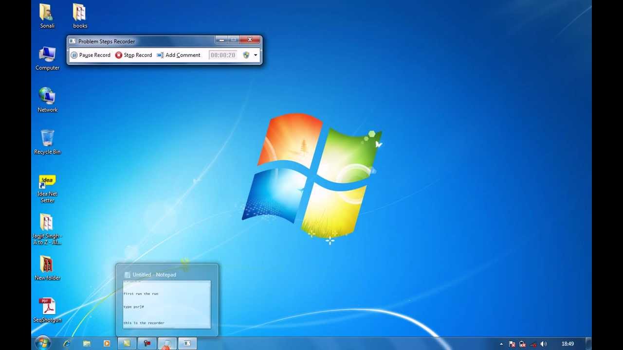 How to Screen Record on Windows 7?