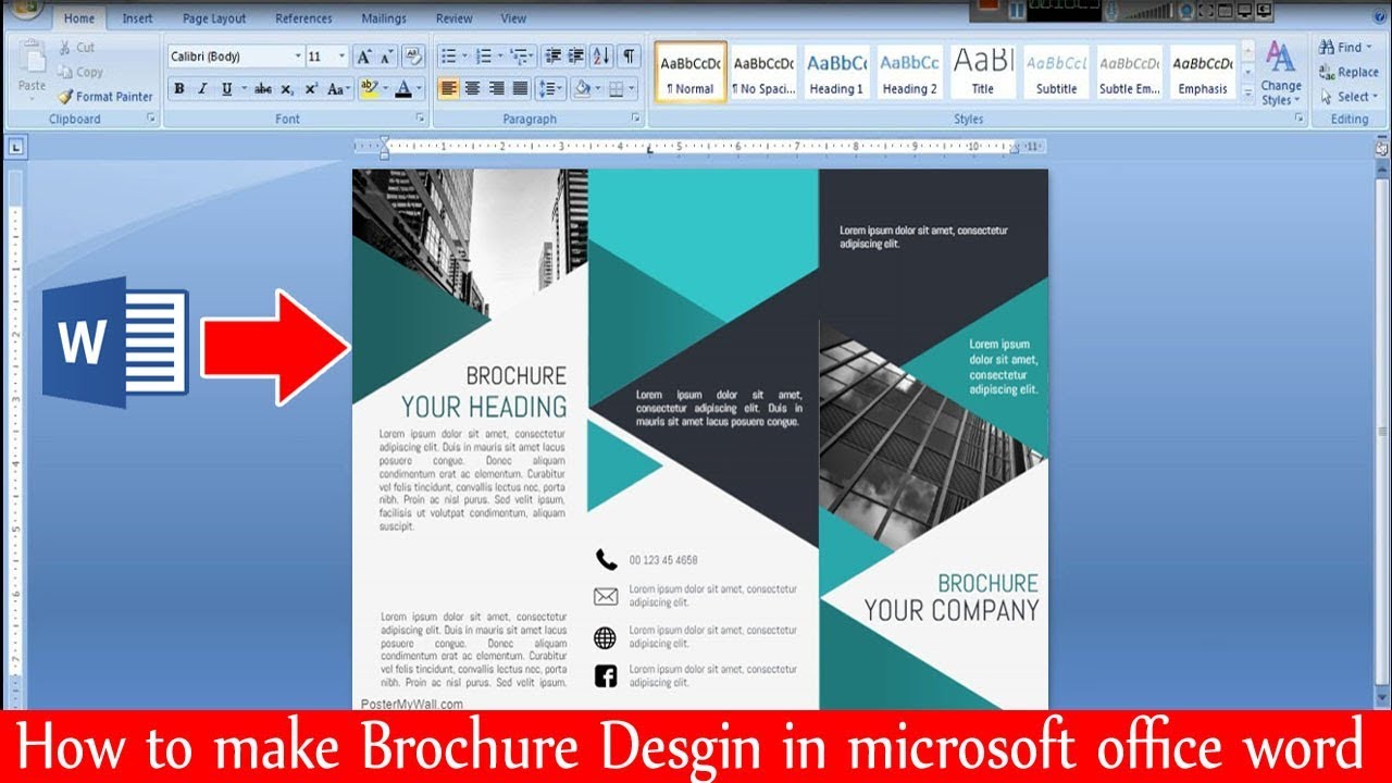 How to Create a Pamphlet in Microsoft Word?