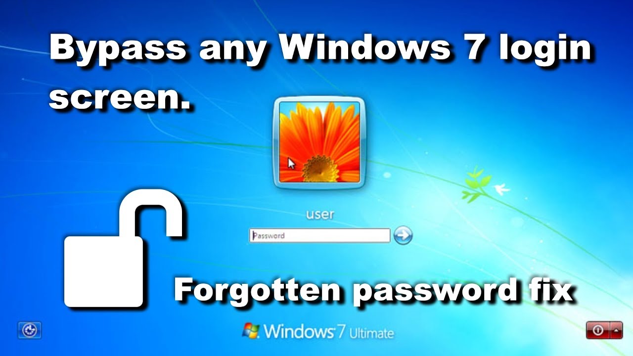 How to Bypass Password in Windows 7?