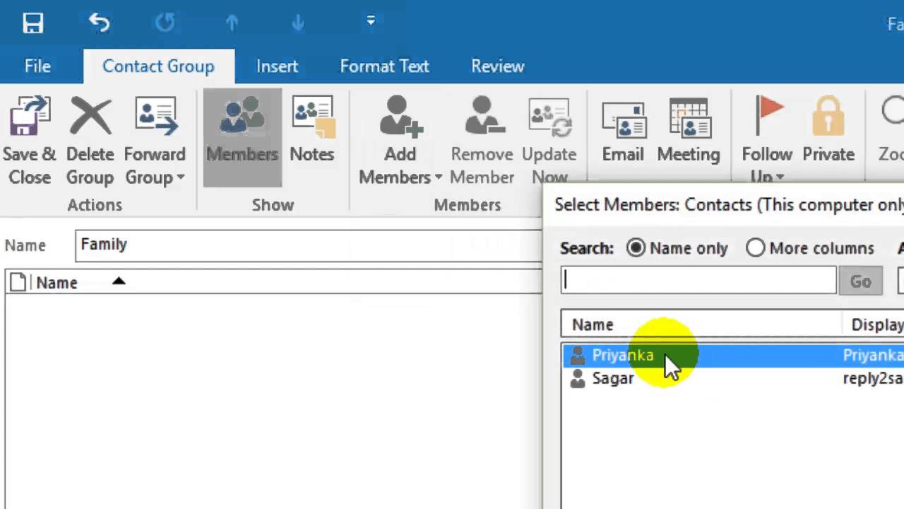 How To Send A Group Email In Outlook?