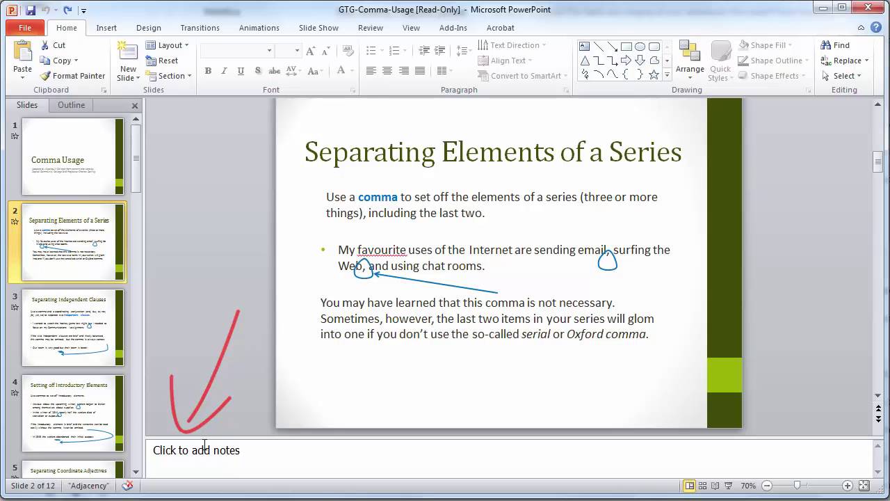 How To Take Notes On Powerpoint?