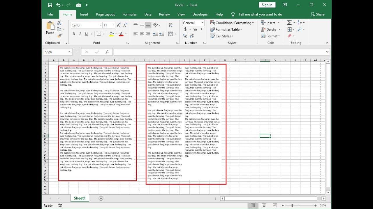 How to Write a Paragraph in Excel?