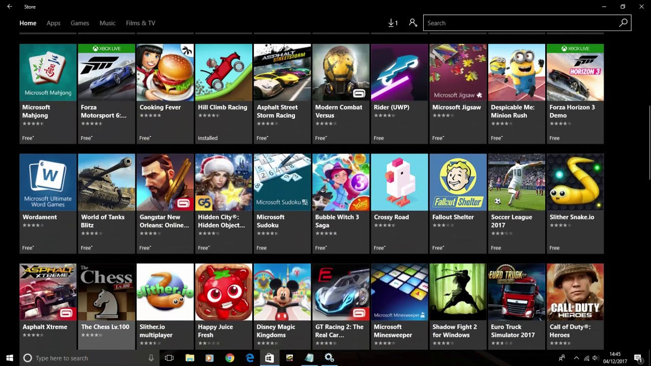 How To Download Free Games From Microsoft Store In Windows 7/8/10 