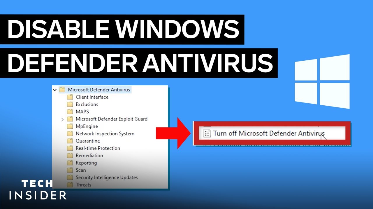 How To Remove Microsoft Windows Defender?