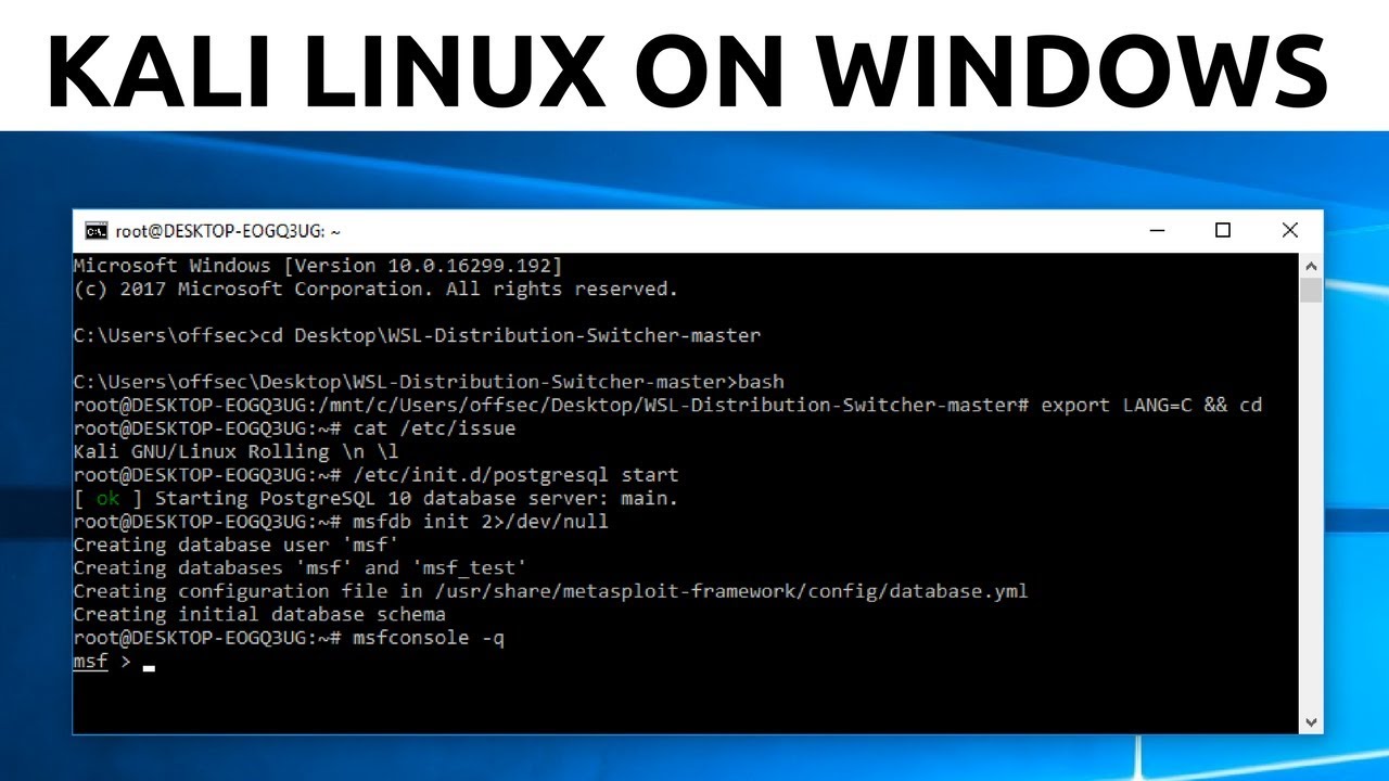 How to Install Kali Linux on Windows 10?