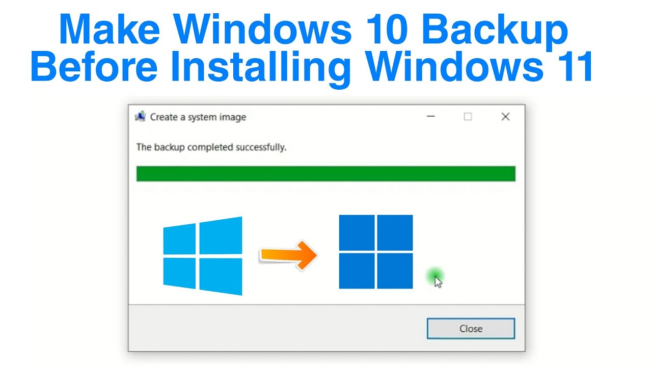 How to Backup Computer Before Installing Windows 10?