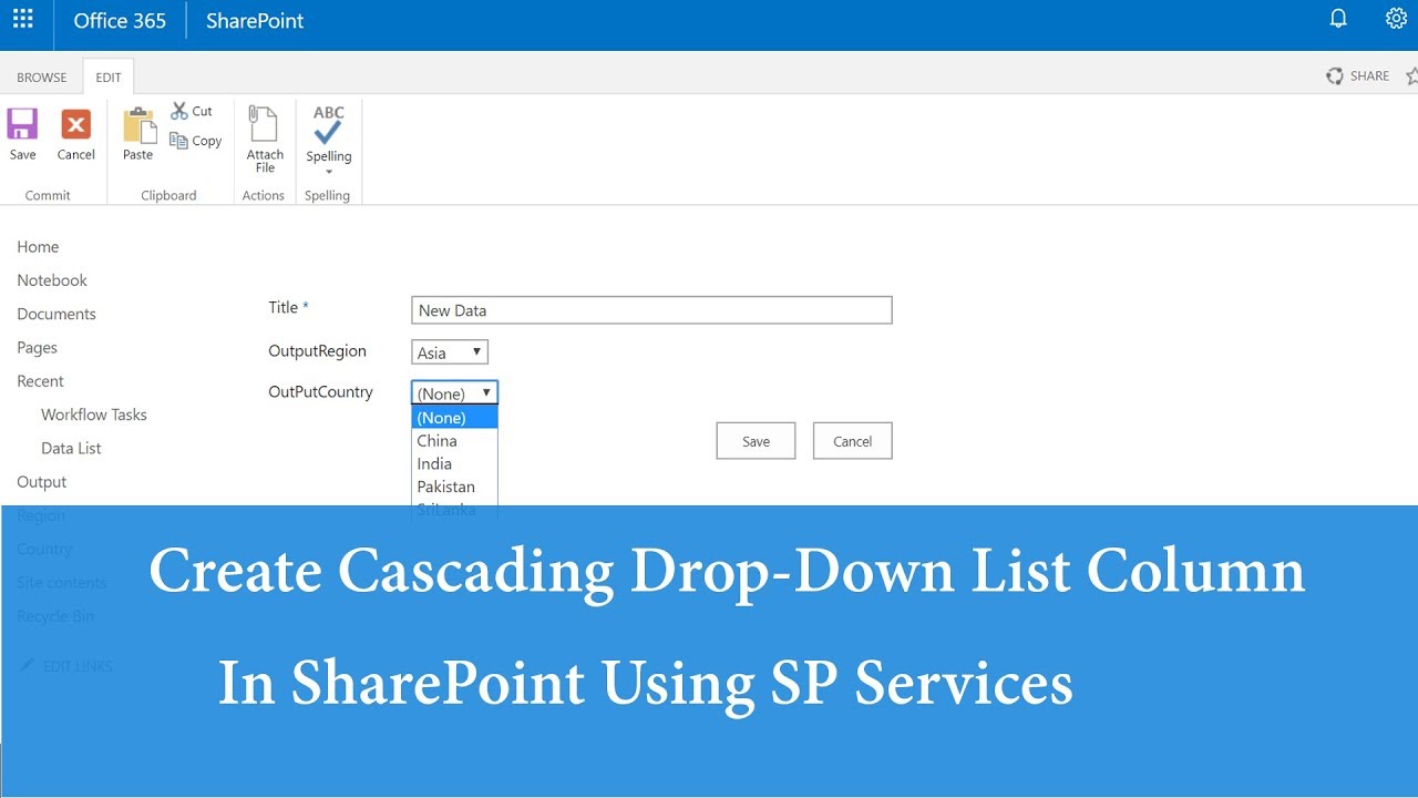 How To Add Dropdown In Sharepoint List?