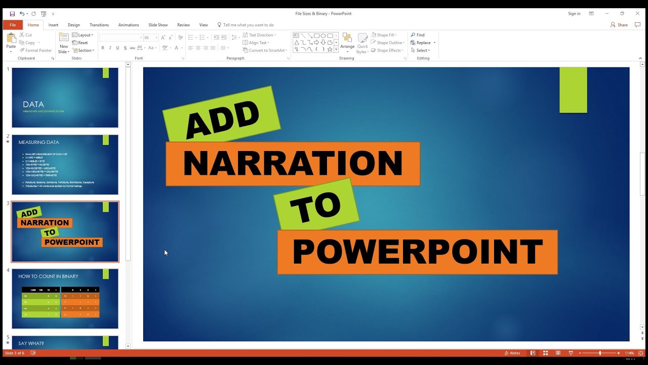 How to Make a Narrated Powerpoint?