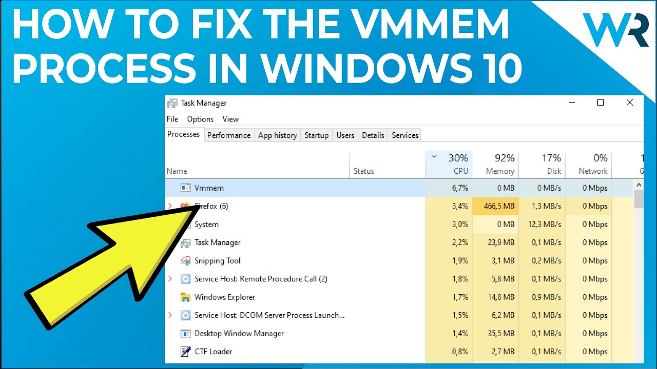How to Stop Vmmem Windows 10?