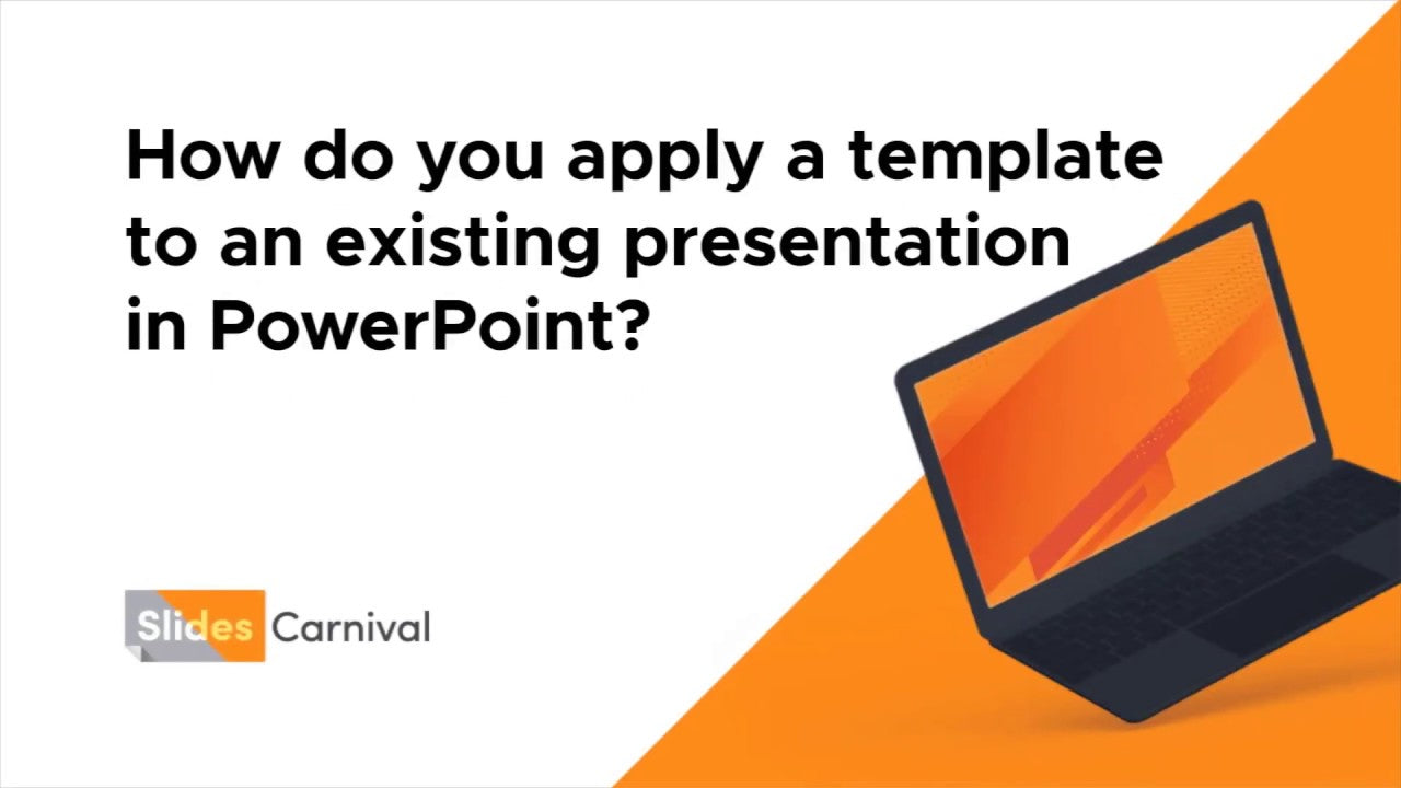 How To Change Powerpoint Template For Existing Presentation?