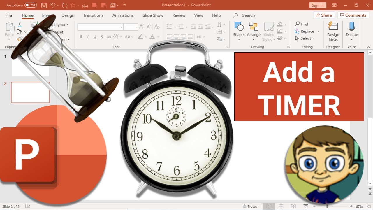 How To Add A Timer To A Powerpoint Slide?