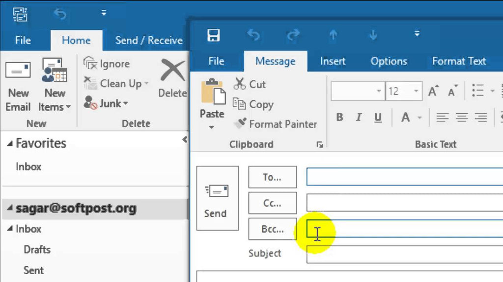 How To Hide Cc In Outlook