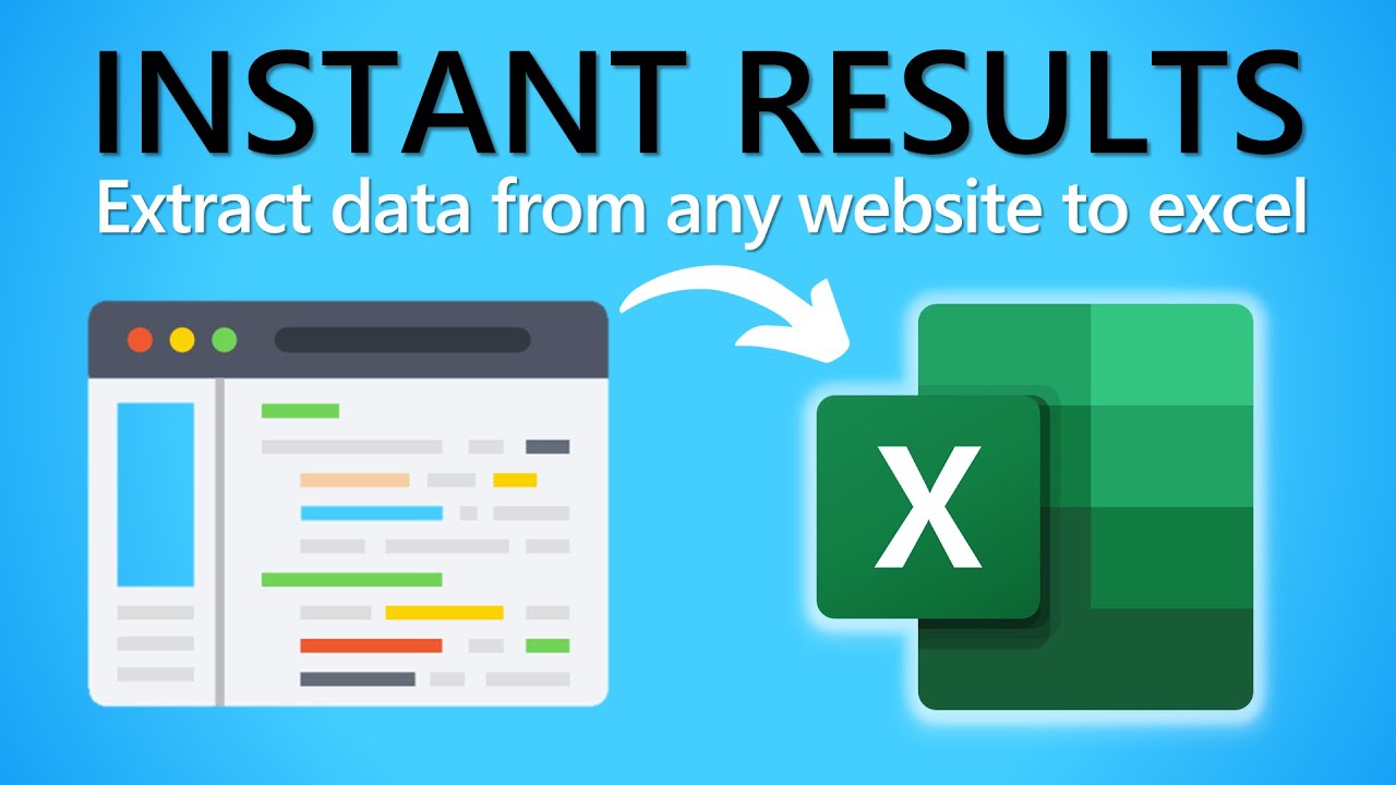 How to Extract Data From Website to Excel Automatically?