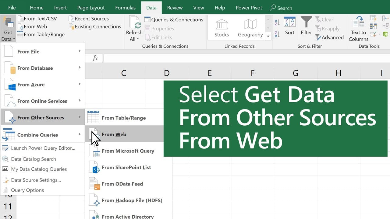 How to Pull Data From a Website Into Excel?