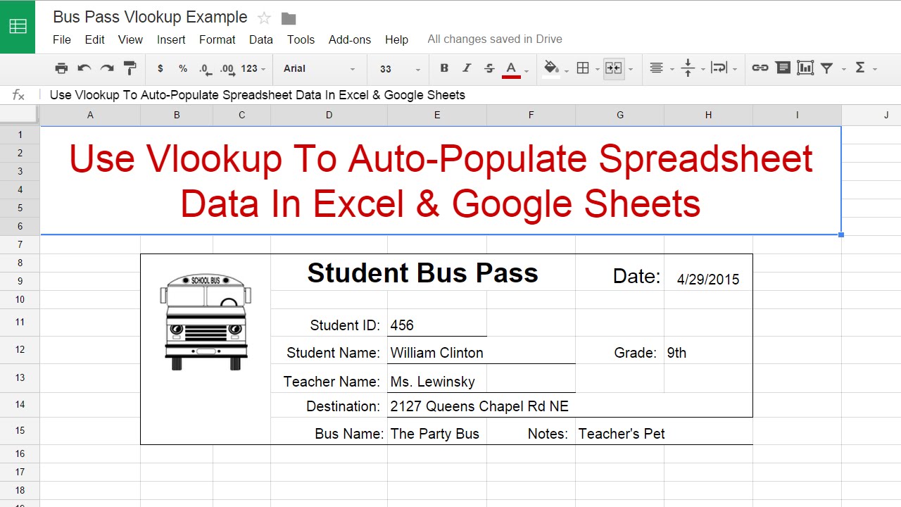 How to Auto Populate Data in Excel From Another Worksheet?