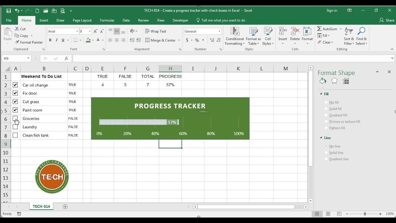 How to Create a Tracker in Excel?