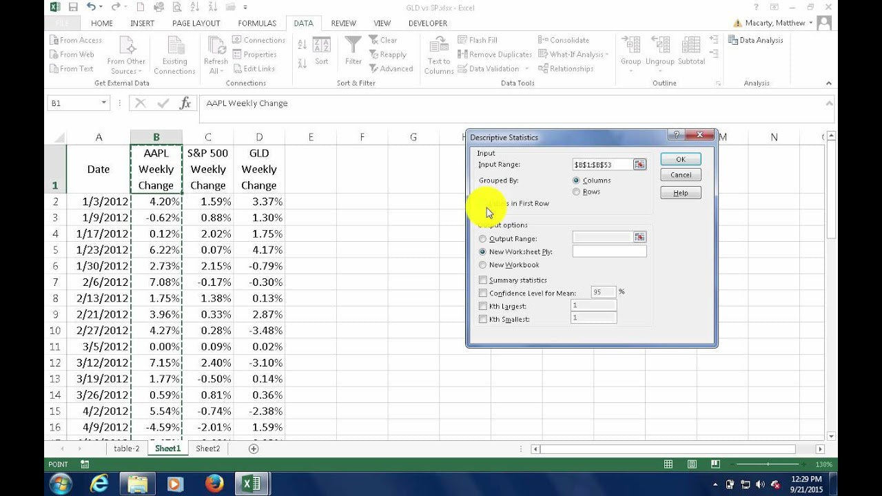 How to Do Descriptive Statistics in Excel?