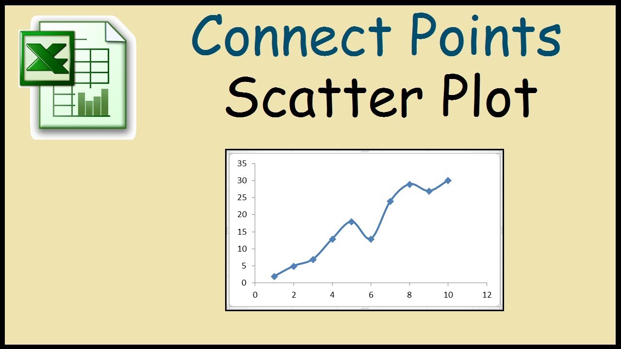 How to Connect Data Points in Excel?